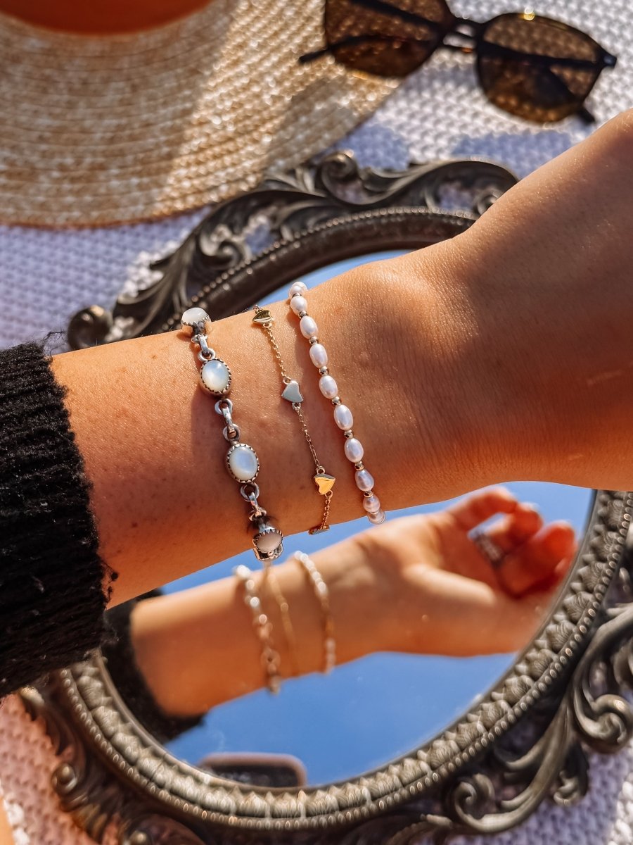 Vaughn Heart Charm Bracelet - Horseshoe J & Co.