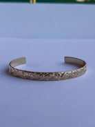 Votaw Gold Filled Patterned Cuff - Horseshoe J & Co.