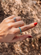 Watauga Turquoise Stacker Ring - Horseshoe J & Co.