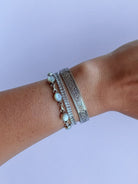 Winnie Silver Patterned Cuff - Horseshoe J & Co.