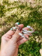 Wylie Turquoise Cable Cuff Bracelet - Horseshoe J & Co.