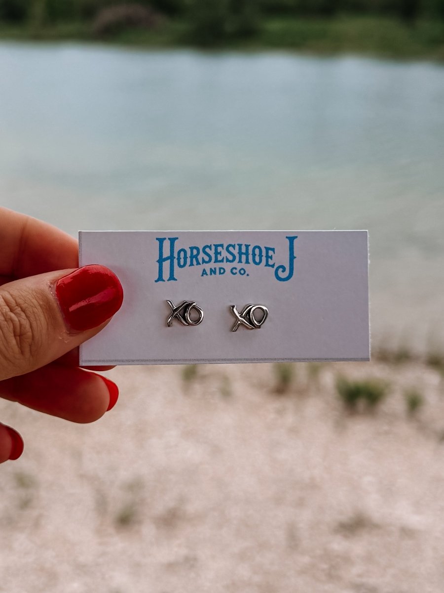 XOXO Stud Earrings - Horseshoe J & Co.