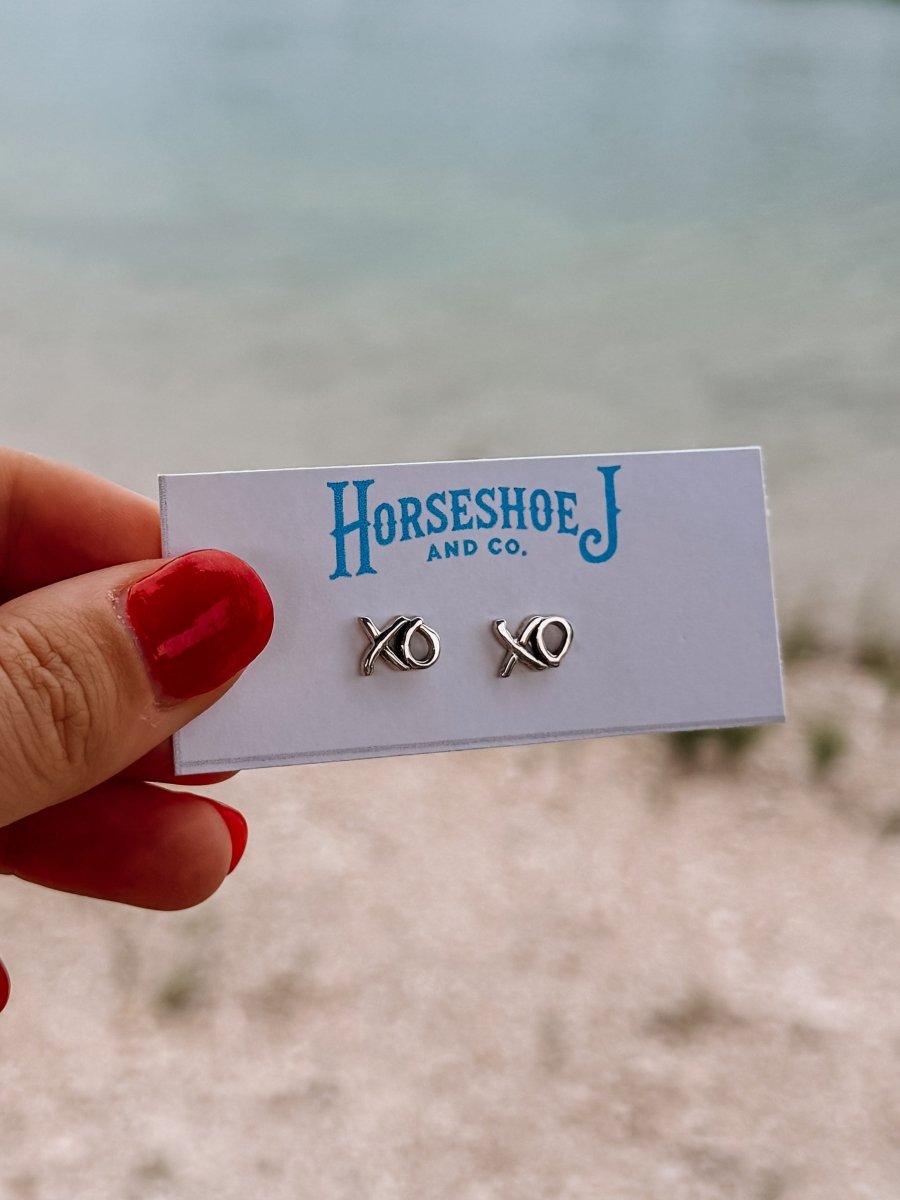 XOXO Stud Earrings - Horseshoe J & Co.