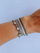 Yancey Silver Snake Patterned Cuff - Horseshoe J & Co.